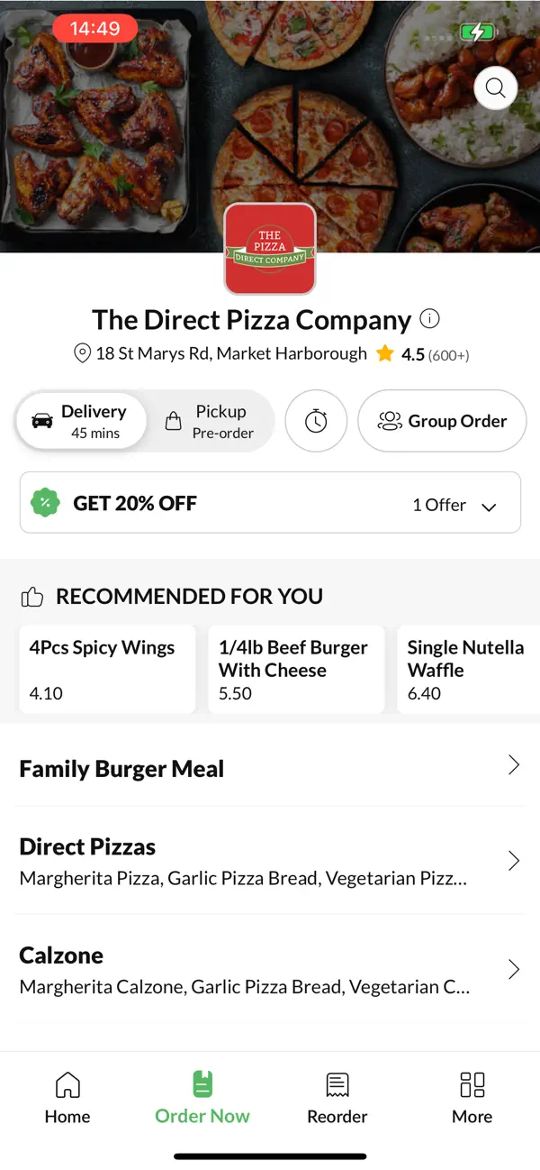 Screenshot #3 pour The Direct Pizza Harborough