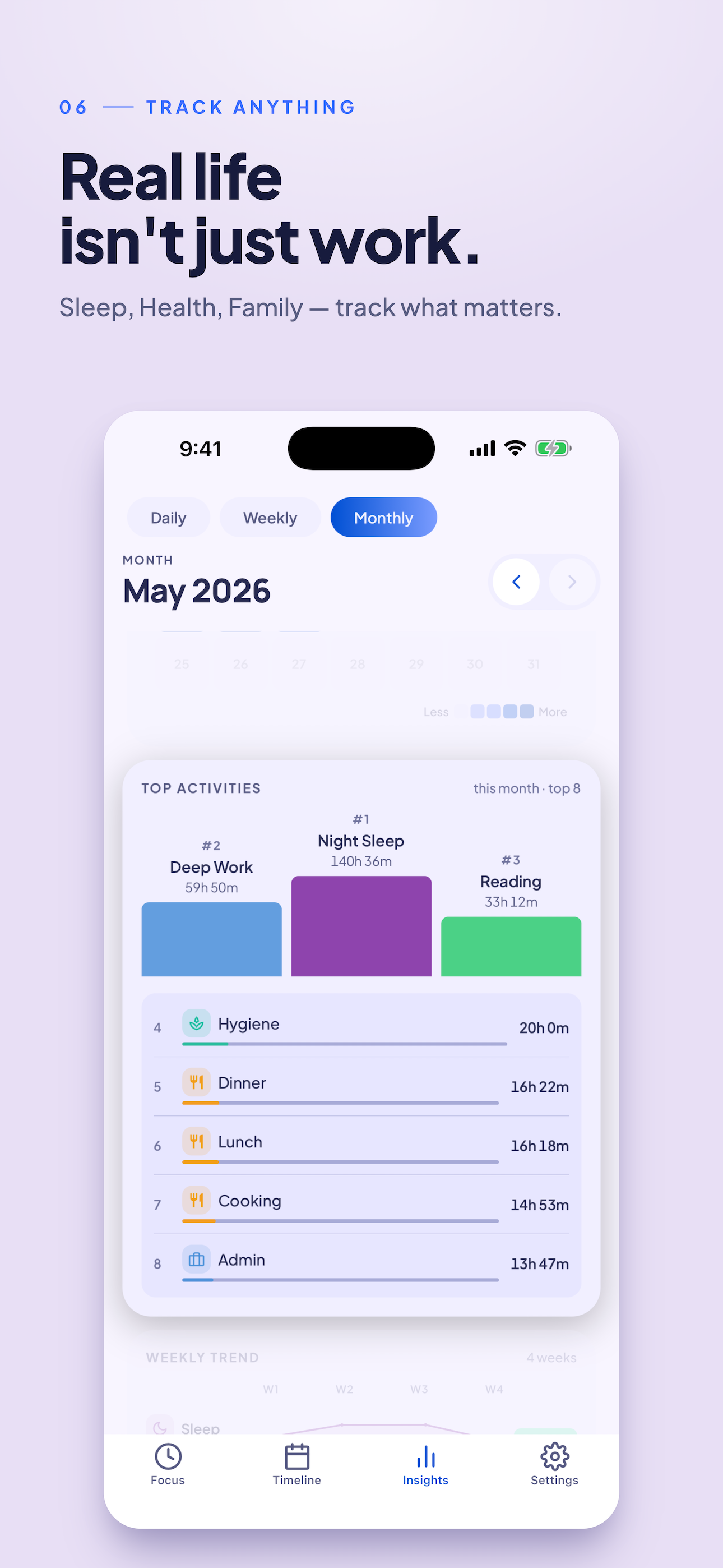 Horae — Daily Time Tracking screenshot 6