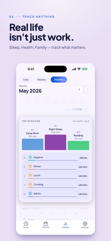 Horae — Daily Time Tracking Screenshot 6 of 8