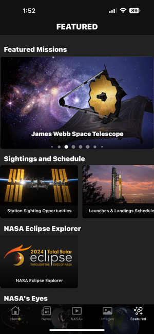 ‎NASA Screenshot