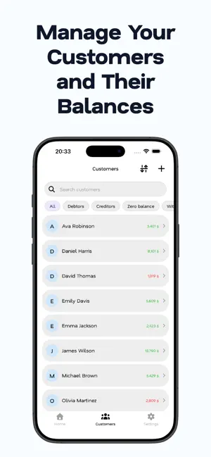 Customer Tracker: Ledgerly screenshot 2