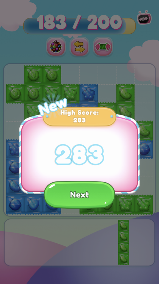 #5. Tasty Blast Candy Block Puzzle (iOS) 由: MAD PIXEL
