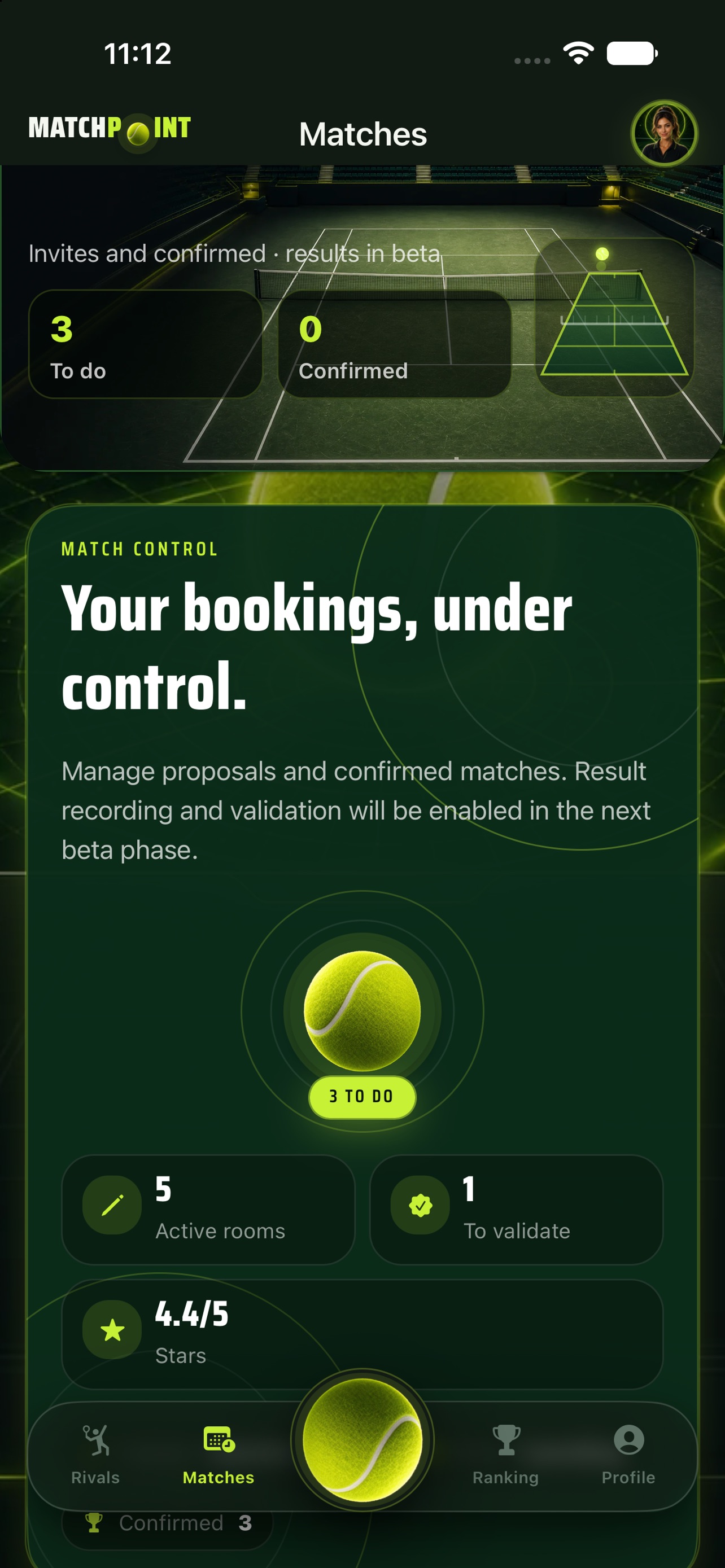 Screenshot 5 of MP Tennis League App
