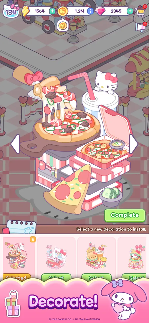 #3. Hello Kitty My Dream Store (iOS) By: ACTGames Co., Ltd.