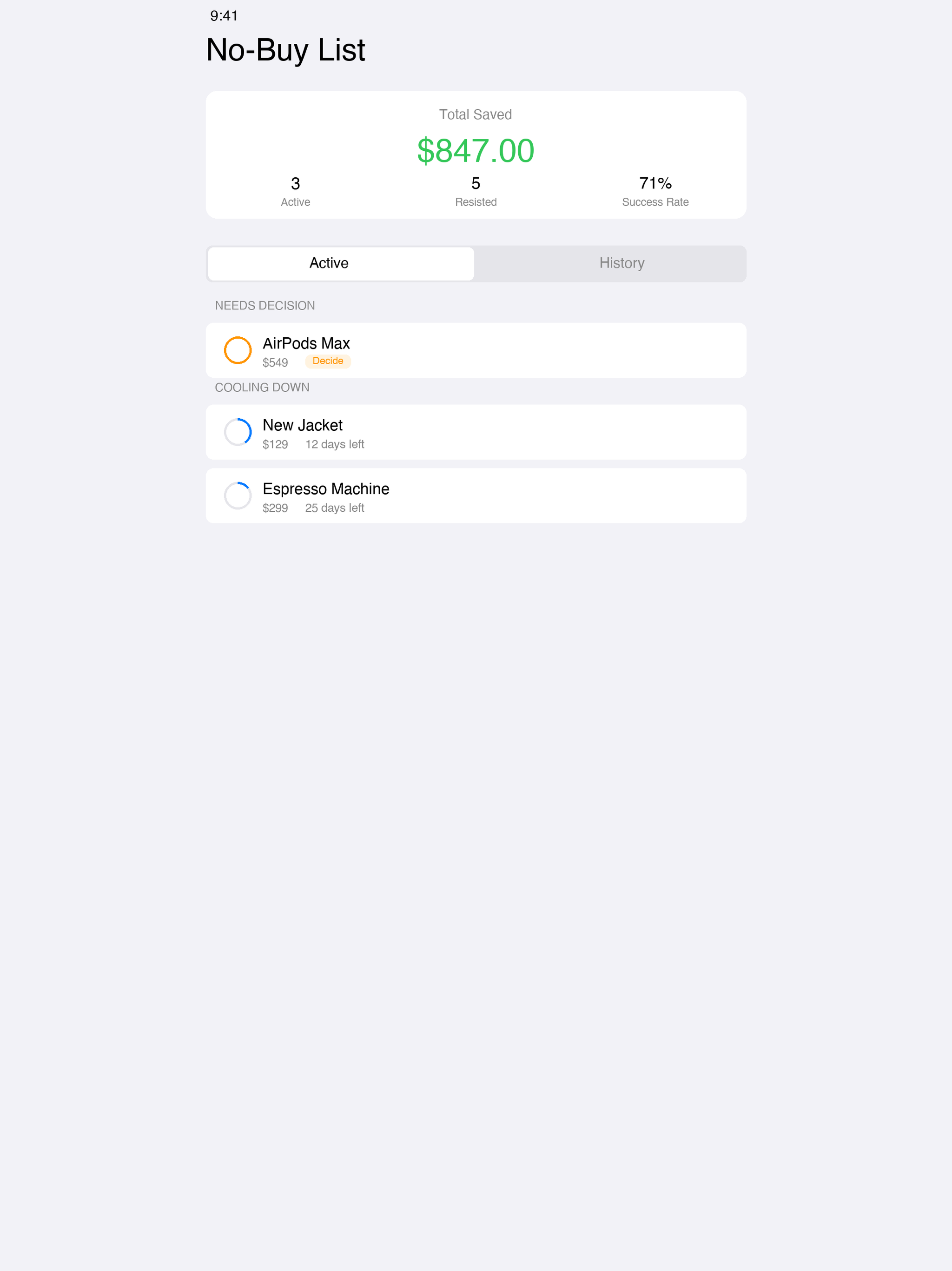 No-Buy List screenshot 4