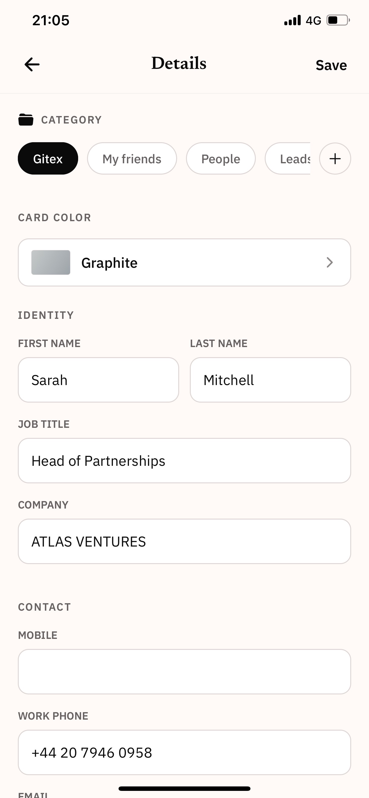 Screenshot 8 of uKeep: Business Card Scanner