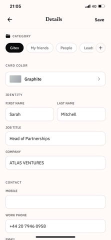 uKeep: Business Card Scanner screenshot 8