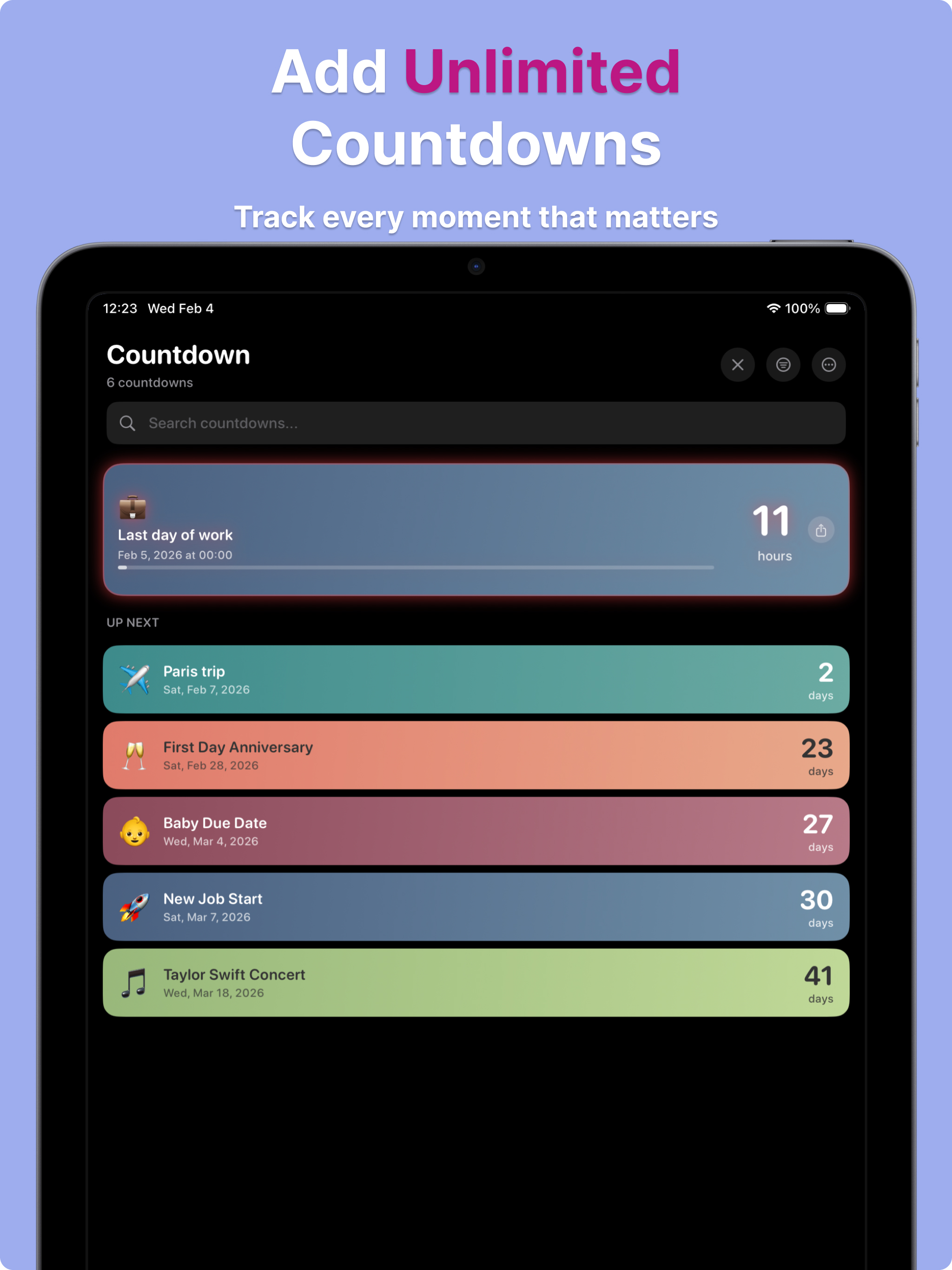 Countdown: Event Timer screenshot 9