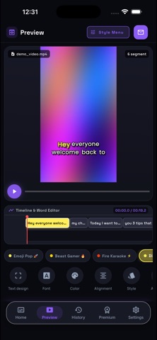 Submagic AI.- Video Subtitles Screenshot 4 of 6