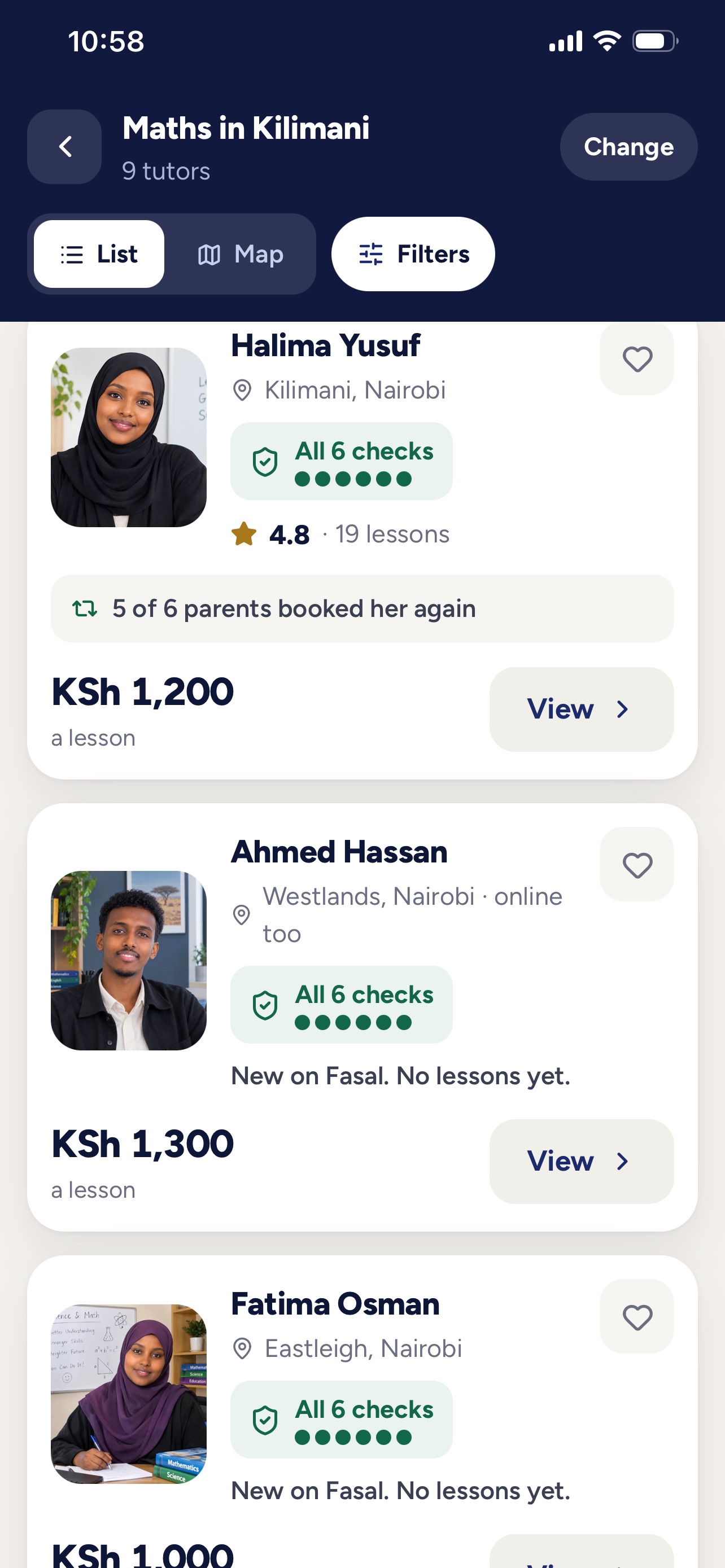 Screenshot 2 of Fasal: Find a Tutor