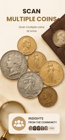 CoinScope: AI Coin Identifier iPhone screenshot