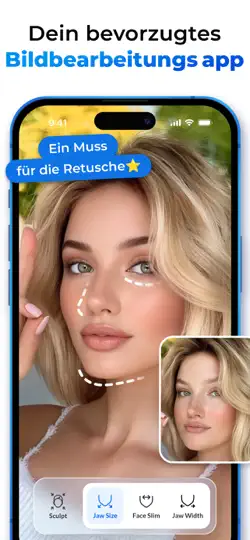 Screenshot von Facelab・Gesicht, Körper, Haare auf dem iPhone 1