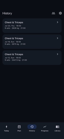 Fortera: Strength Tracker Screenshot 4 of 6