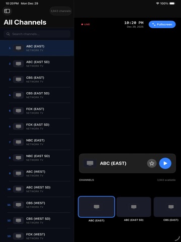 TiviTime iPad screenshot