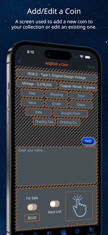 Jefferson Nickel iPhone screenshot