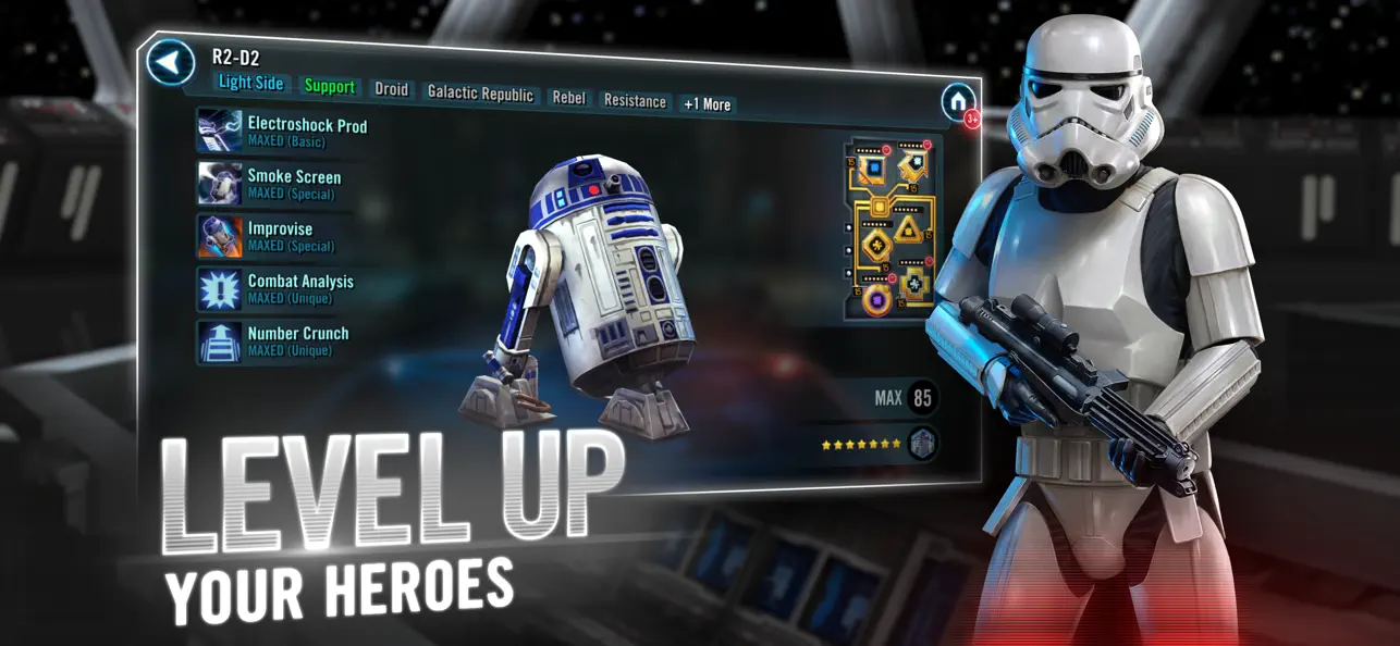 #2. Star Wars™: Galaxy of Heroes (iOS) بواسطة: Electronic Arts