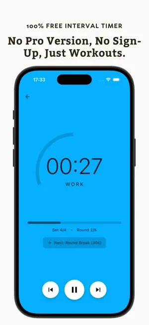 Pacelab Interval Timer screenshot 1