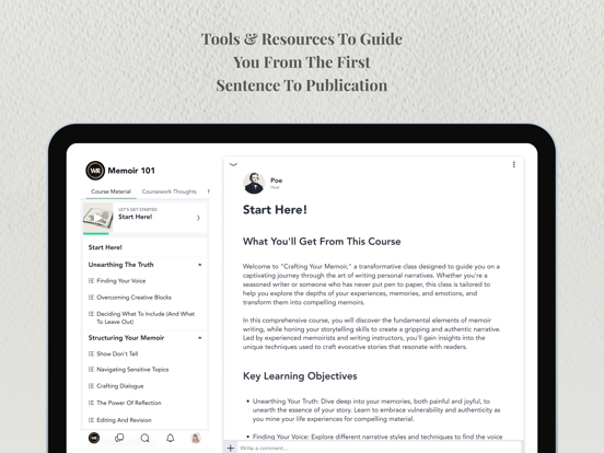Writing Room iPad screenshot 4 - Productivity app