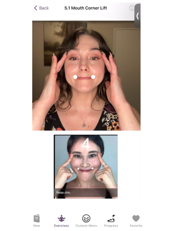 Koko Face Yoga iPad screenshot 5 - Health & Fitness app