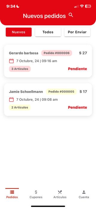 RapidEats For Restaurants Screenshot 2 of 4