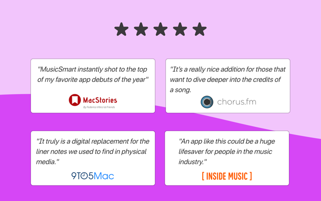 ‎MusicSmart - Liner Notes Screenshot