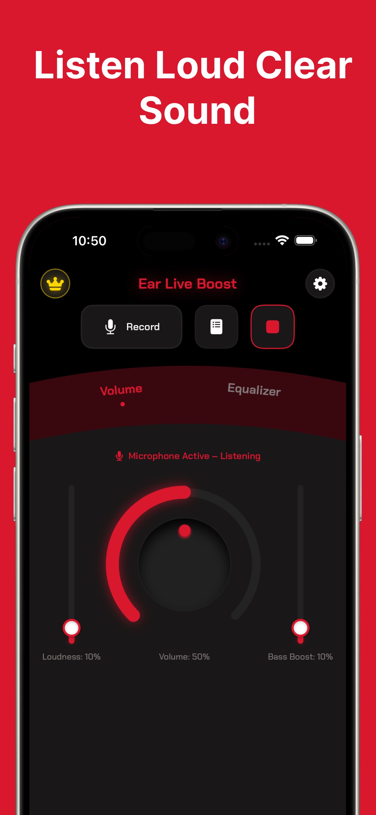 Screenshot 1 of Ear Live - Super Hear Boost