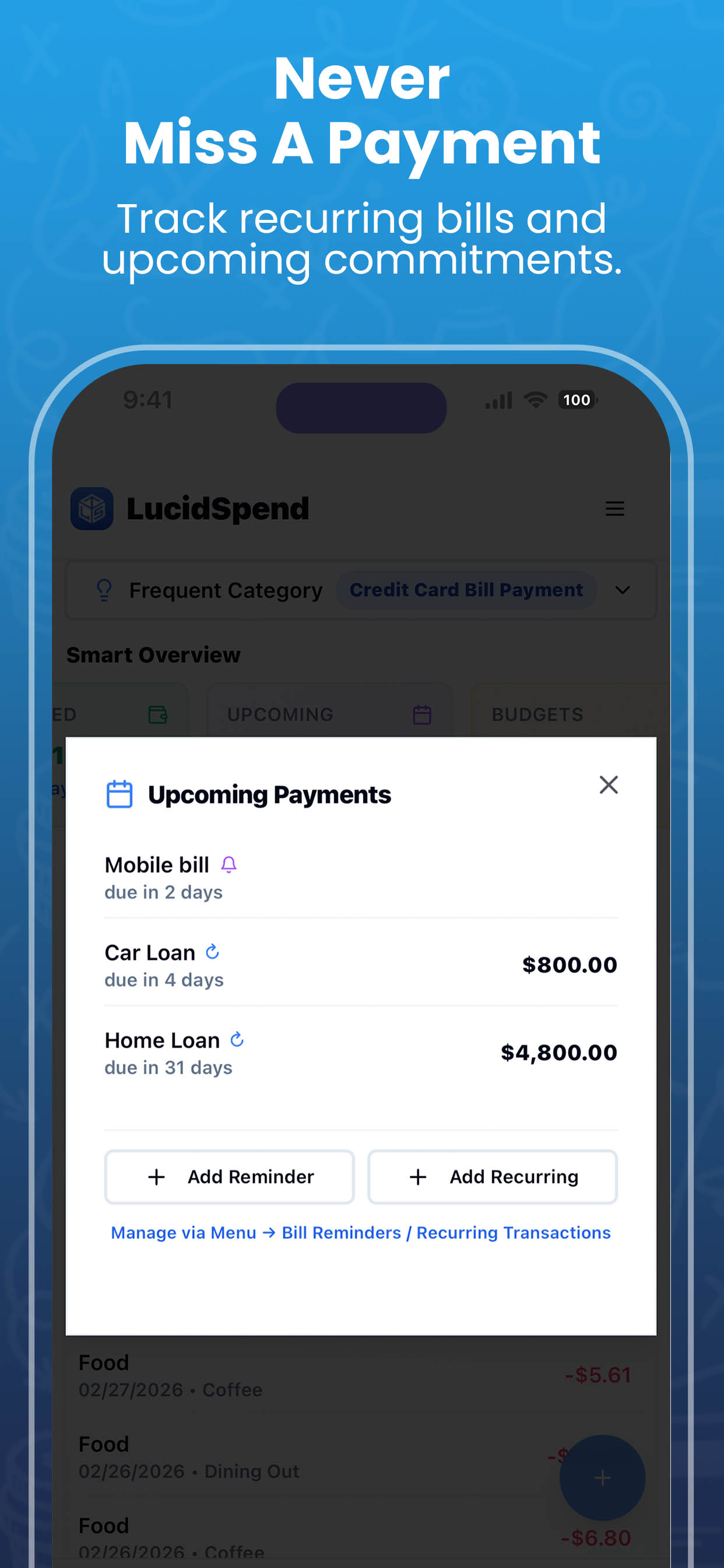 LucidSpend screenshot 6