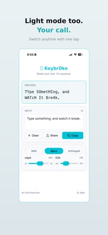 Keybr0ke iPhone screenshot