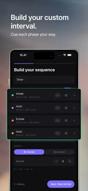 Cadence · Interval Timer Flow screenshot 2