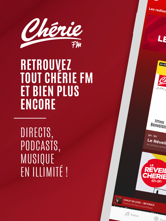 Screenshot #4 pour Chérie FM : Radios & Podcasts