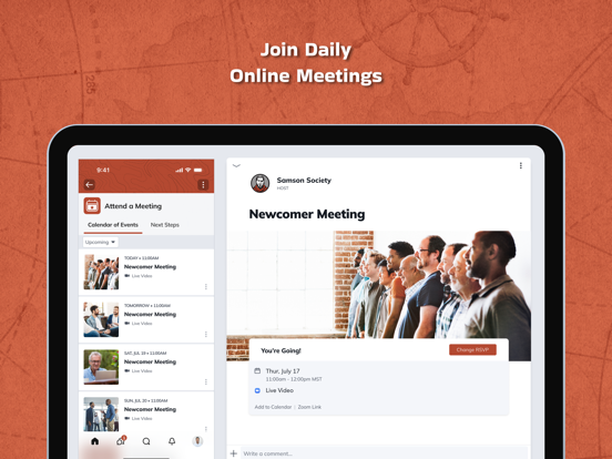 Samson Community iPad screenshot 4 - Social Networking app