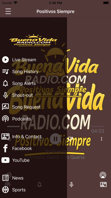 Buena Vida Radio Screenshot 2 - AppWisp.com Buena Vida Radio Screenshot 2 - AppWisp.com