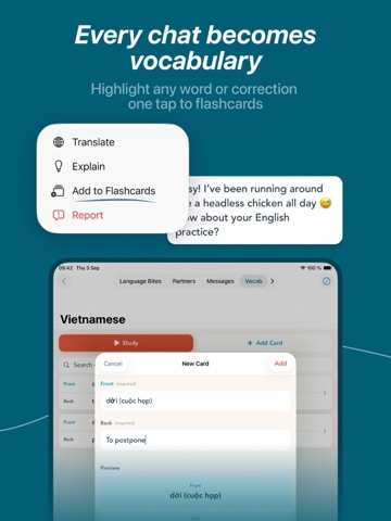 Linguar - Language Exchange iPad screenshot