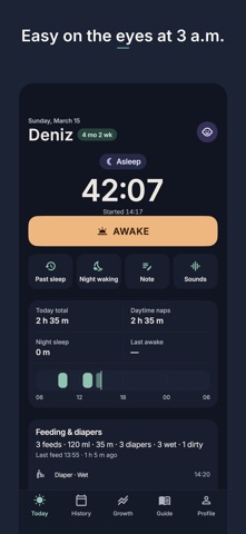 Baby Sleep Tracker – Nevami screenshot 4