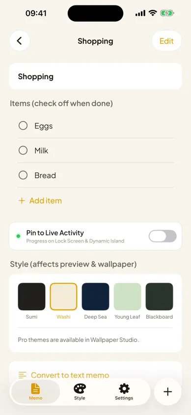 PackView | Packing Checklist App Store screenshot 2