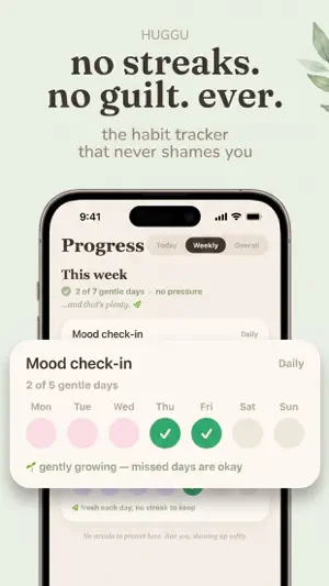 Huggu: Self-Love & Mood Diary screenshot 2