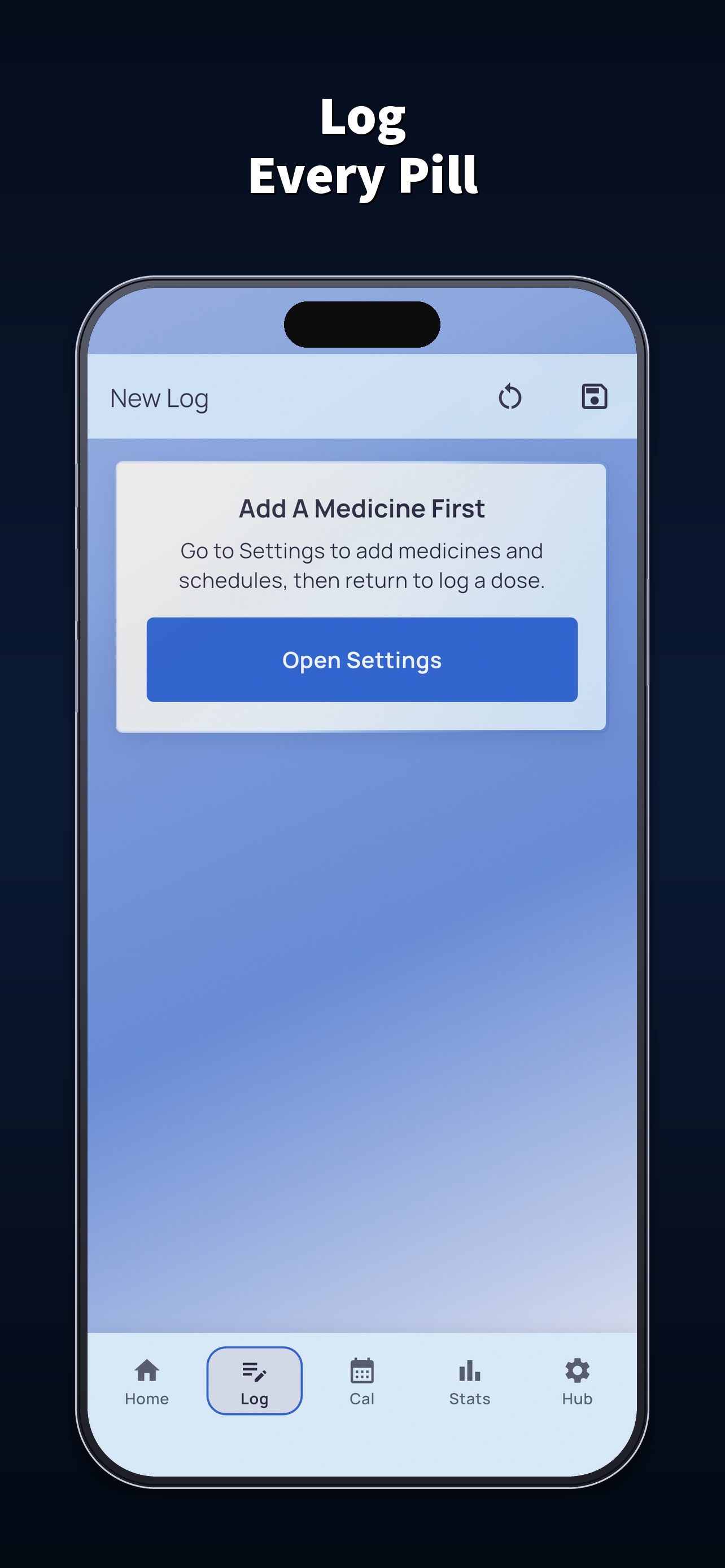 Screenshot 2 of Medicine Logger App