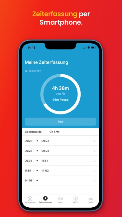 HELIX Personalmanagement Screenshot