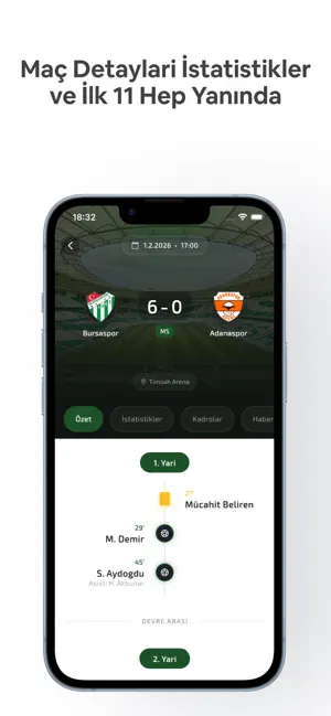 Bursaspor+ iPhone screenshot 4