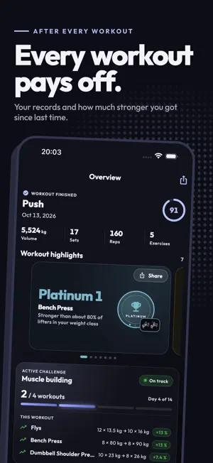 Heft: Workout Strength Tracker screenshot 4