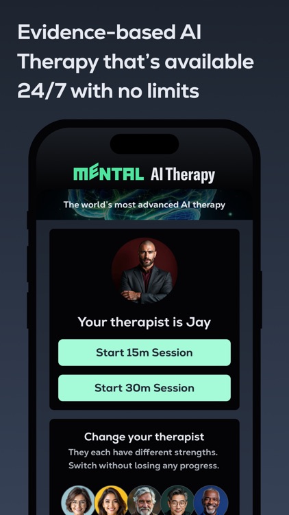 Mental: AI Therapy & Coaching screenshot-0