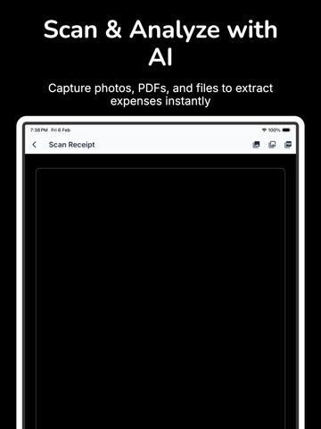 Receiptly : AI Expense Tracker iPad screenshot