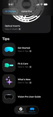 Apple Vision Pro screenshot 3