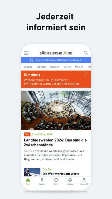 SZ - Nachrichten und Podcast screenshot 2 of 8