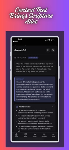 AI Bible Study Partner Screenshot 3 of 5