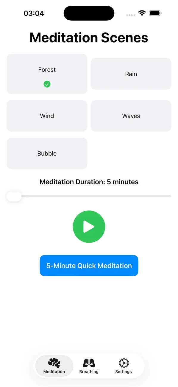 Screenshot #1 pour CalmMeditate