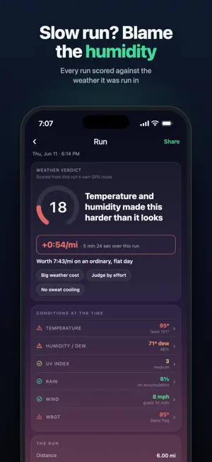 ArcPace: Weather for Runners screenshot 3