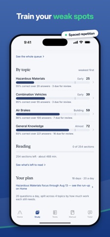 CDL Study Guide - Exam Coach iPhone screenshot