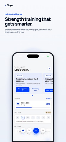 Slope: AI Fitness Tracker screenshot