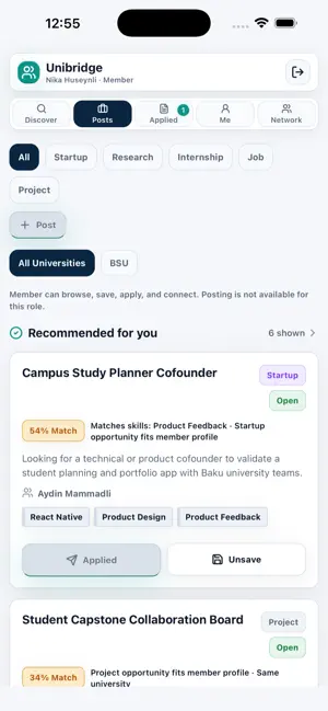 Unibridge: Campus Network screenshot 4